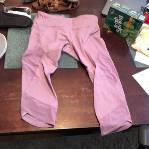 Lavender Active Life cropped leggings